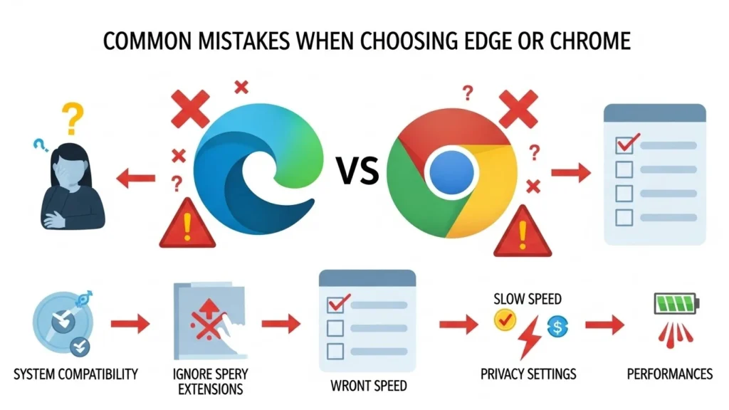 Common Mistakes When Choosing Edge or Chrome