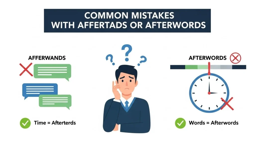 Common Mistakes with Afterwards or Afterwords