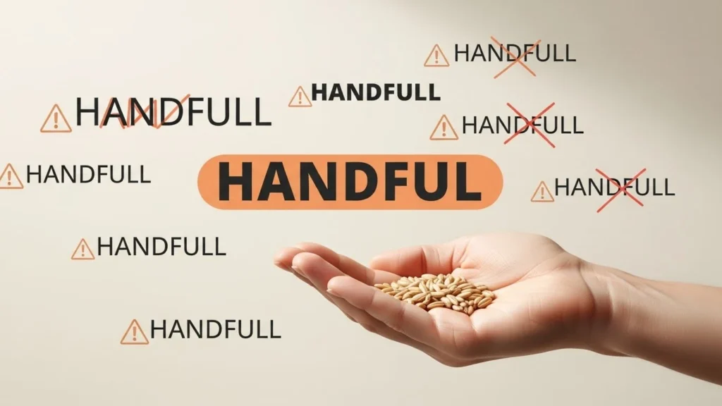 Common Mistakes with Handful or Handfull