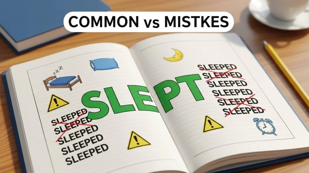 Common Mistakes with Sleeped or Slept