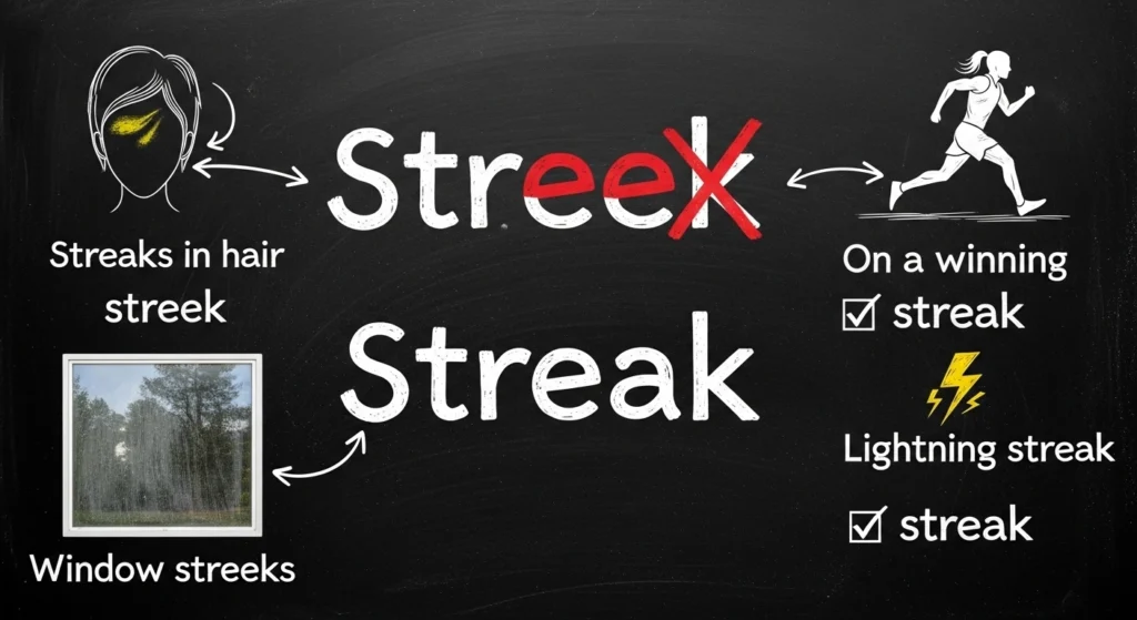 Common Mistakes with Streek or Streak