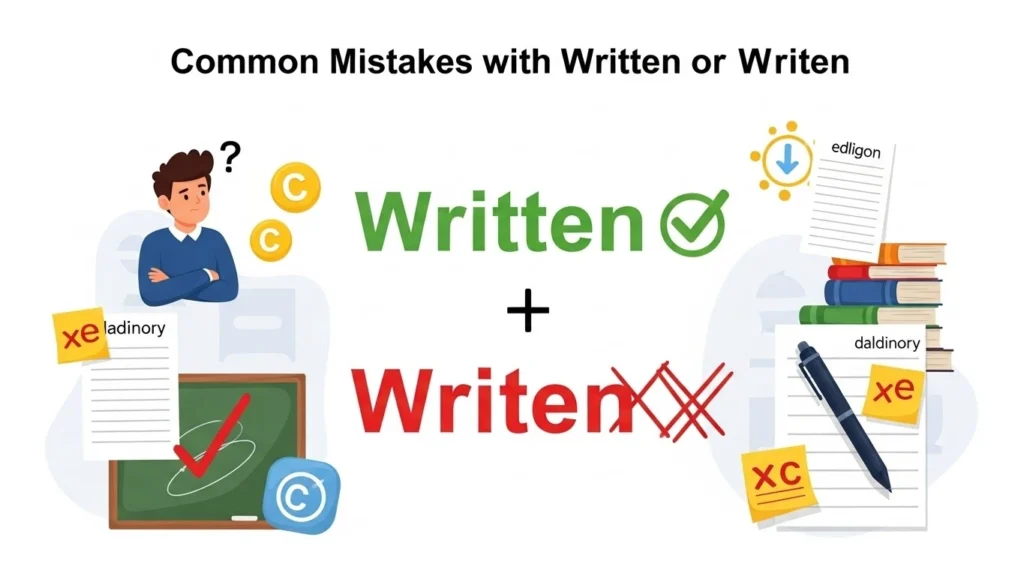Common Mistakes with Written or Writen