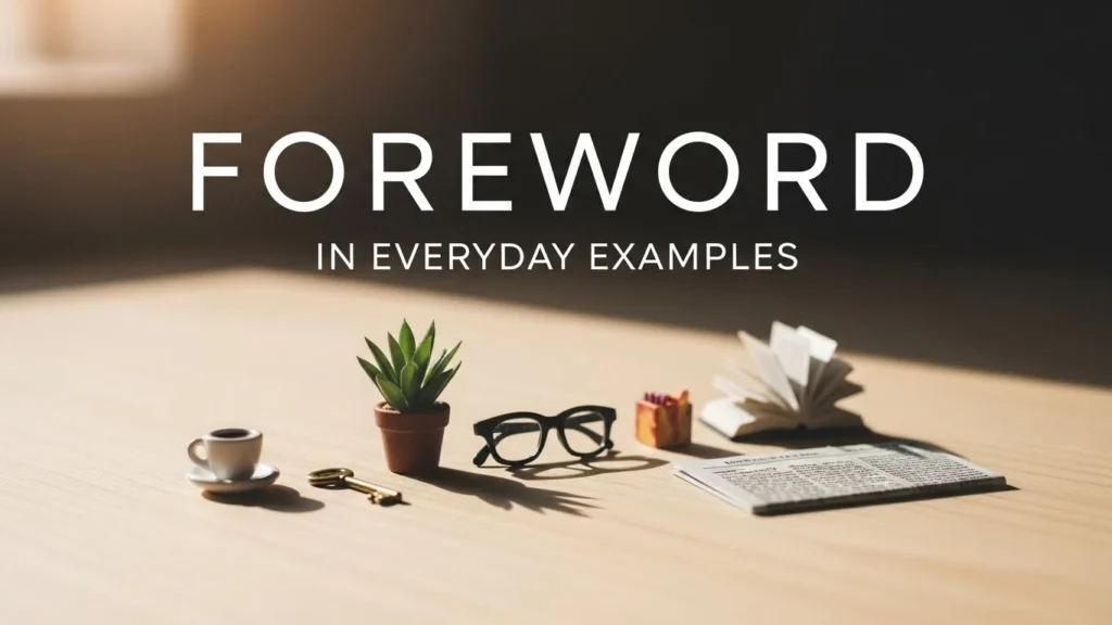 Foreword in Everyday Examples