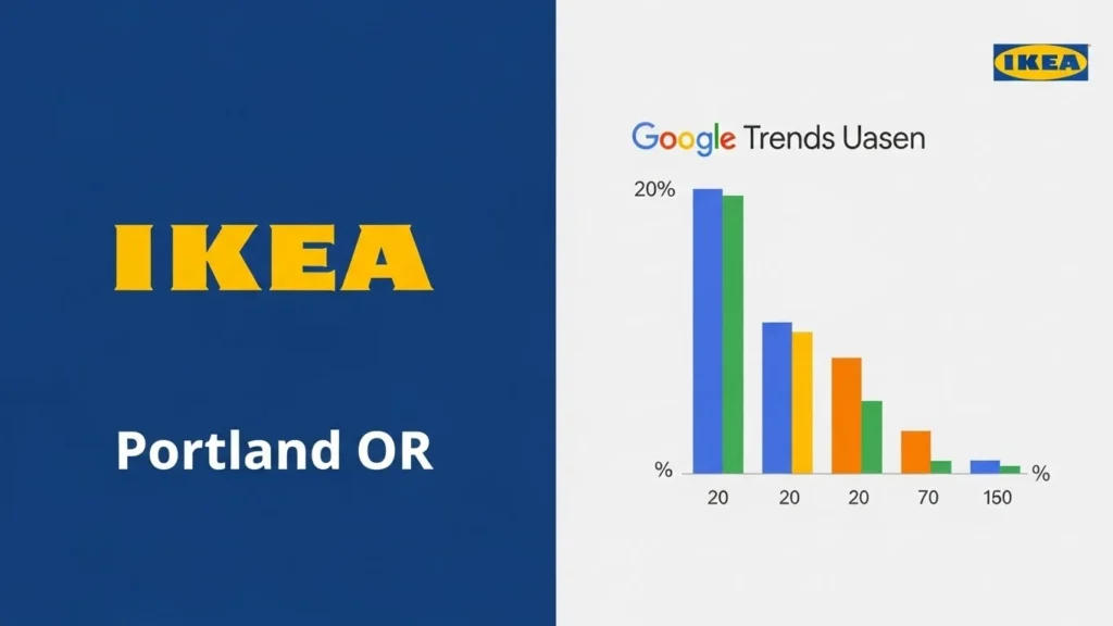 IKEA Portland OR ; Google Trends & Usage Data