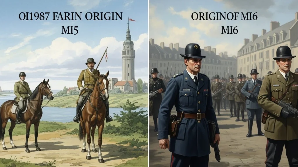 Origin of MI5 and MI6