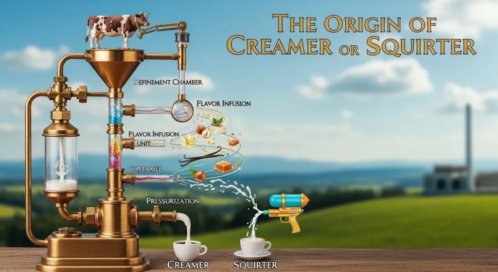 The Origin of Creamer or Squirter