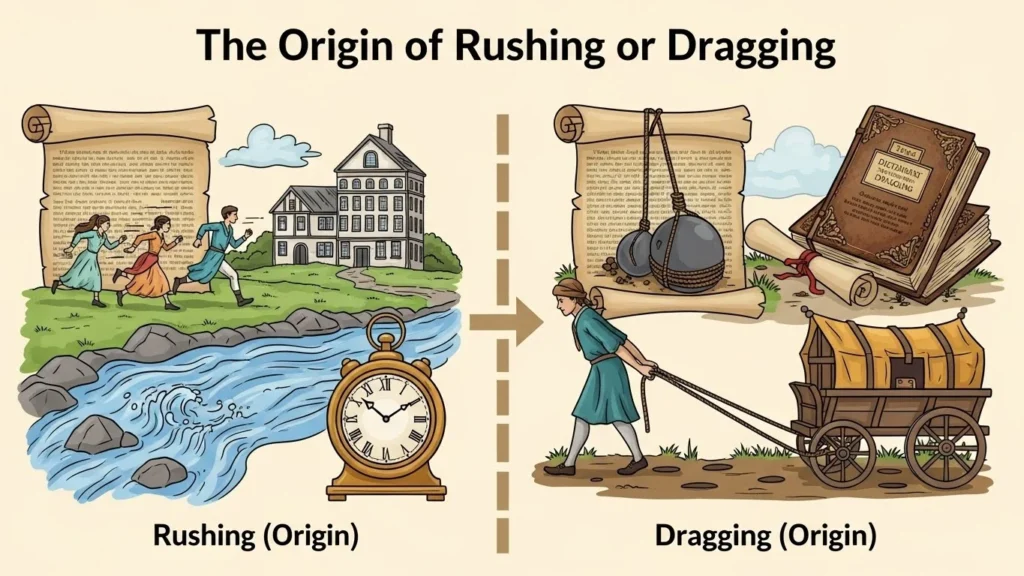 The Origin of Rushing or Dragging
