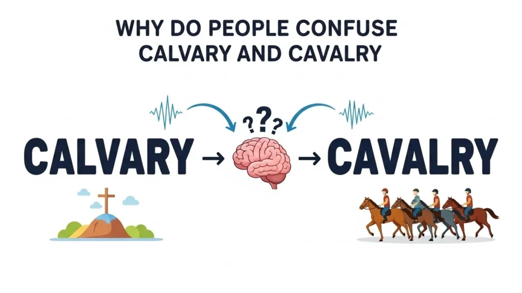 Why Do People Confuse Calvary and Cavalry?