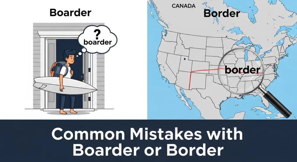 Common Mistakes with Boarder or Border