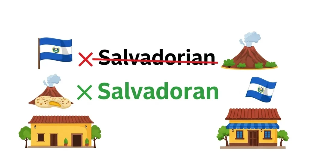 Common Mistakes with Salvadorian or Salvadoran