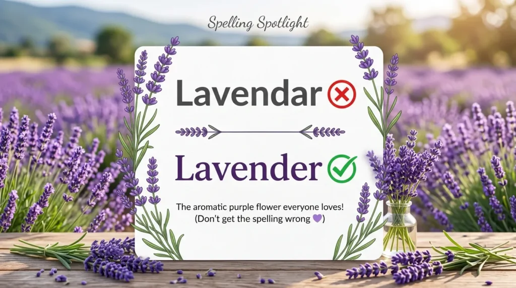 Common Mistakes with Lavender or Lavendar