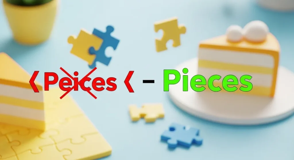 Common Mistakes with Pieces or Peices
