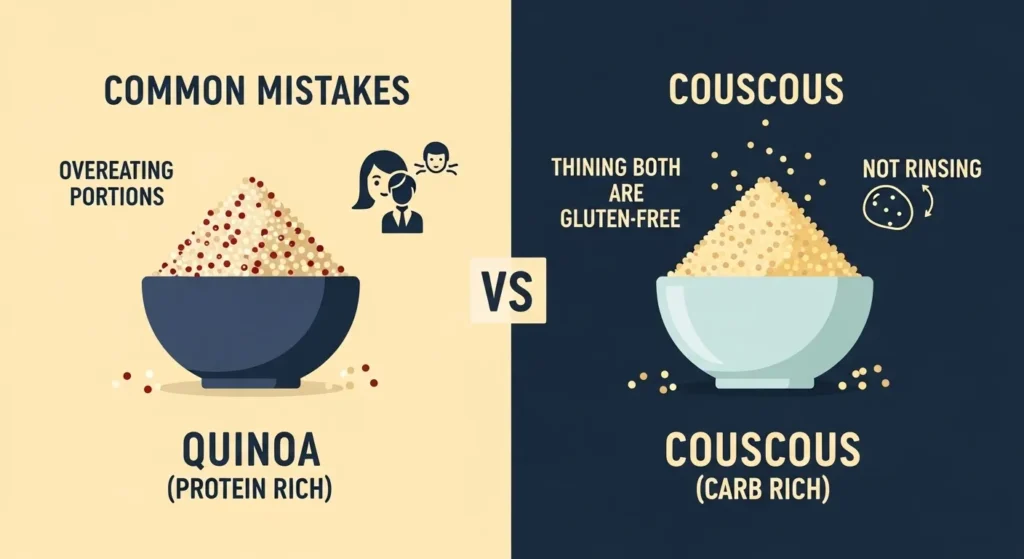Common Mistakes with Quinoa or Couscous