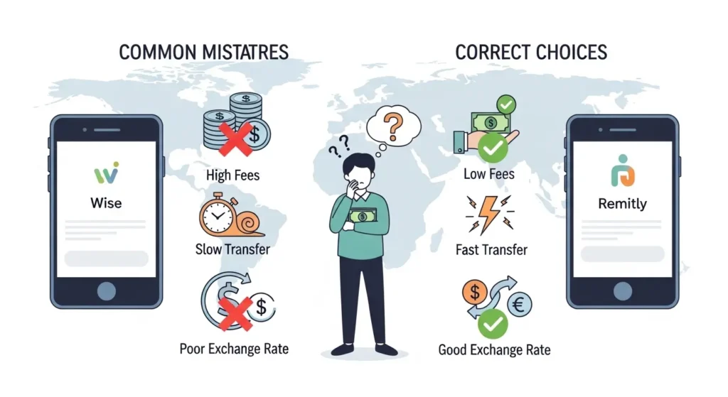 Common Mistakes with Wise or Remitly