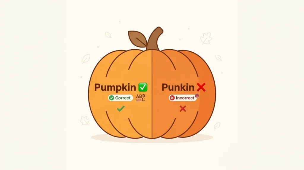 punkin or pumpkin