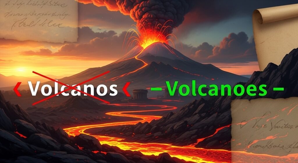 The Origin of Volcanoes or Volcanos