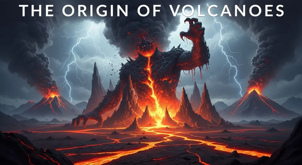 The Origin of Volcanoes or Volcanos