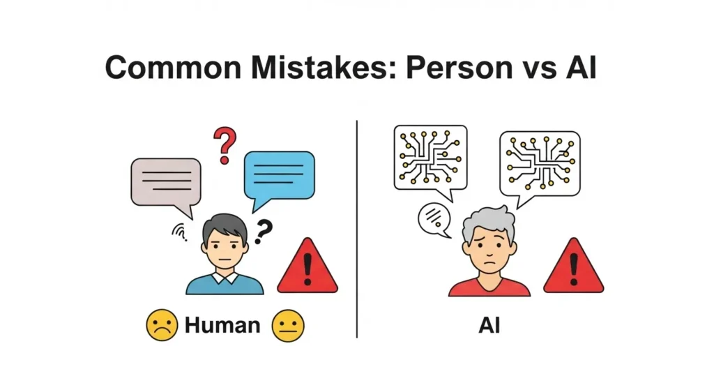 Common Mistakes with Person or AI