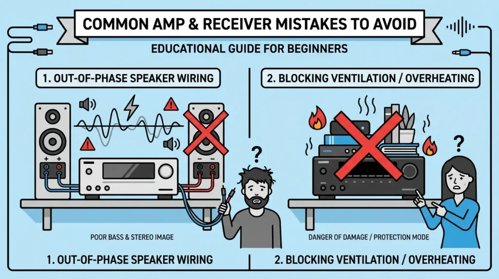 Common Mistakes with Amp or Receiver
