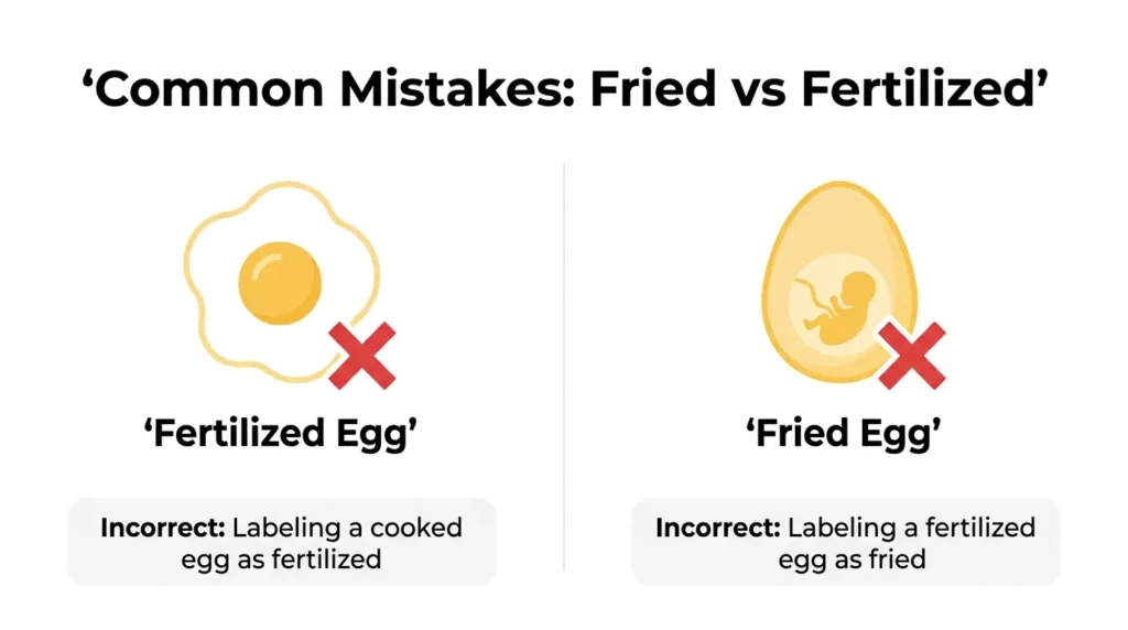 Common Mistakes with Fried or Fertilized