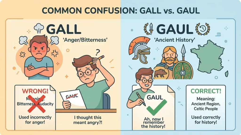 Common Mistakes with Gall or Gaul
