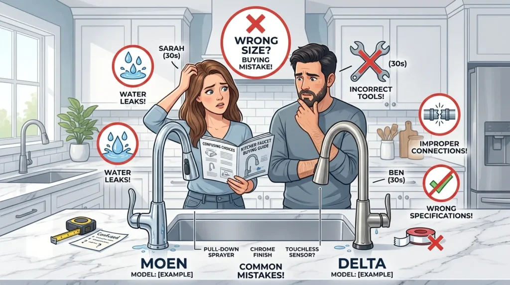 Common Mistakes with Moen or Delta