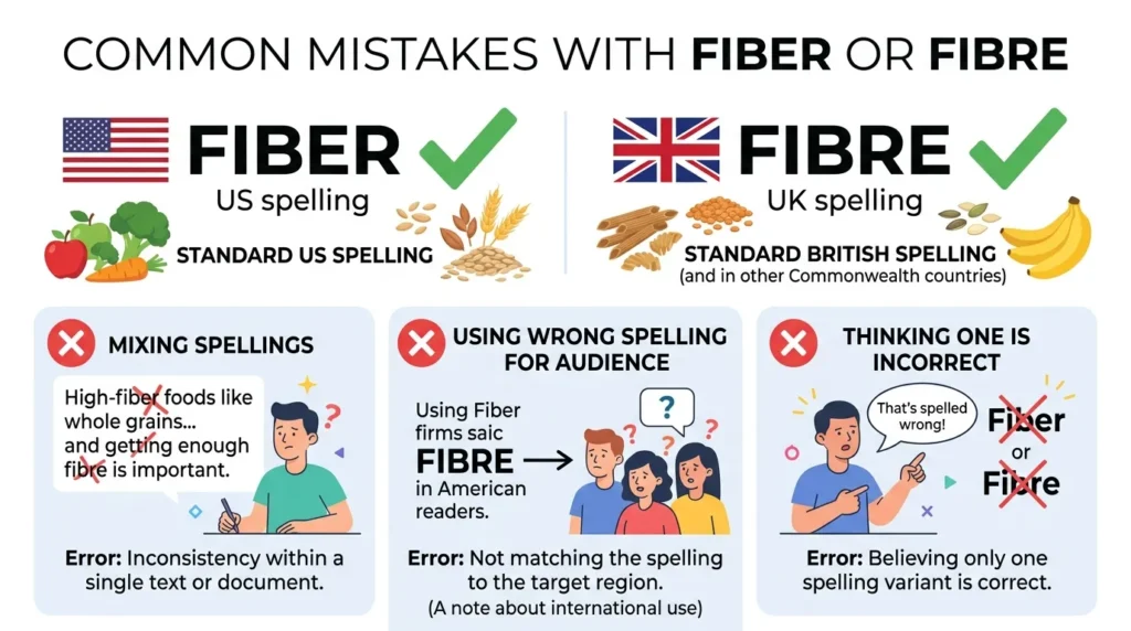 Common Mistakes with Fiber or Fibre