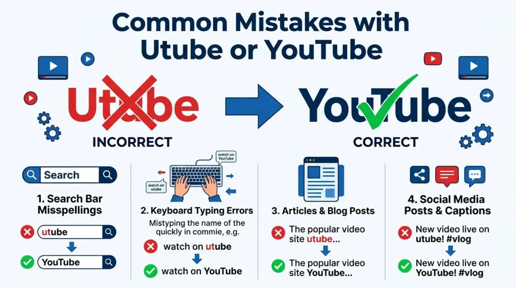 Common Mistakes with Utube or YouTube