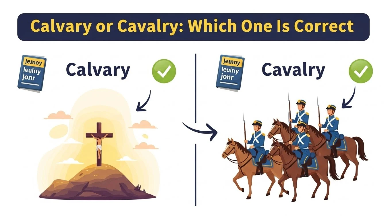 calvary or cavalry