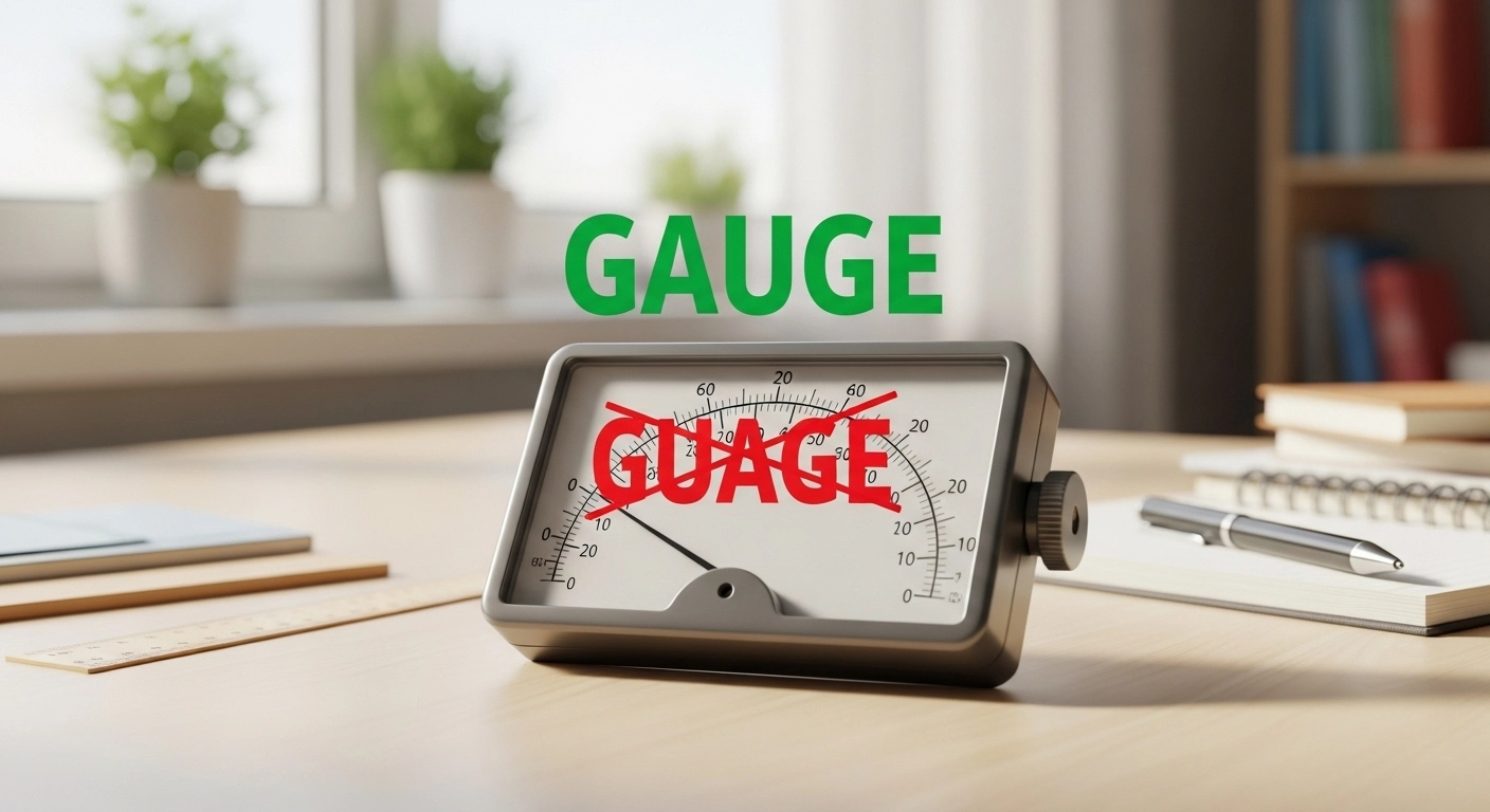 guage or gauge