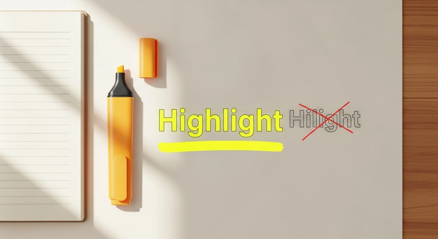 hilight or highlight