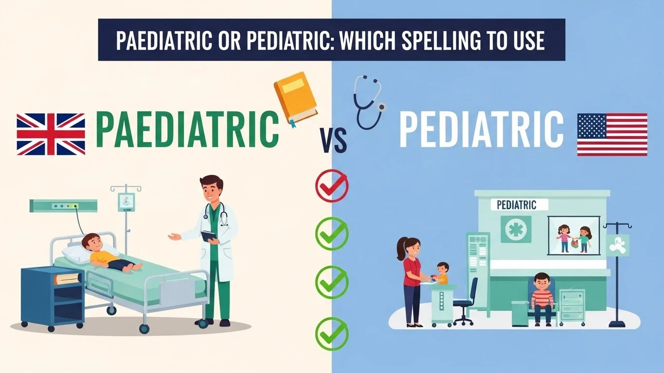 paediatric or pediatric