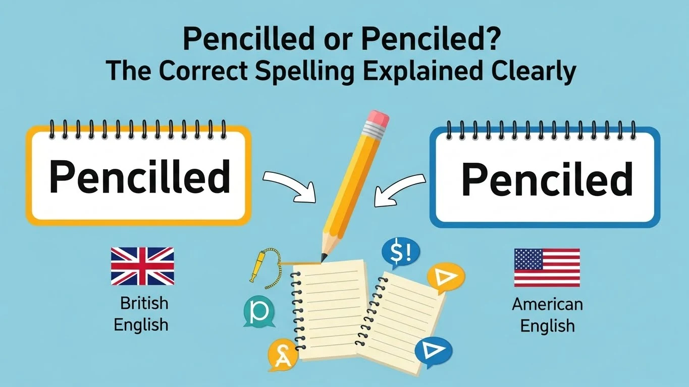 pencilled or penciled