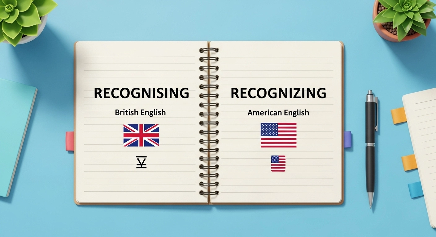 recognising or recognizing