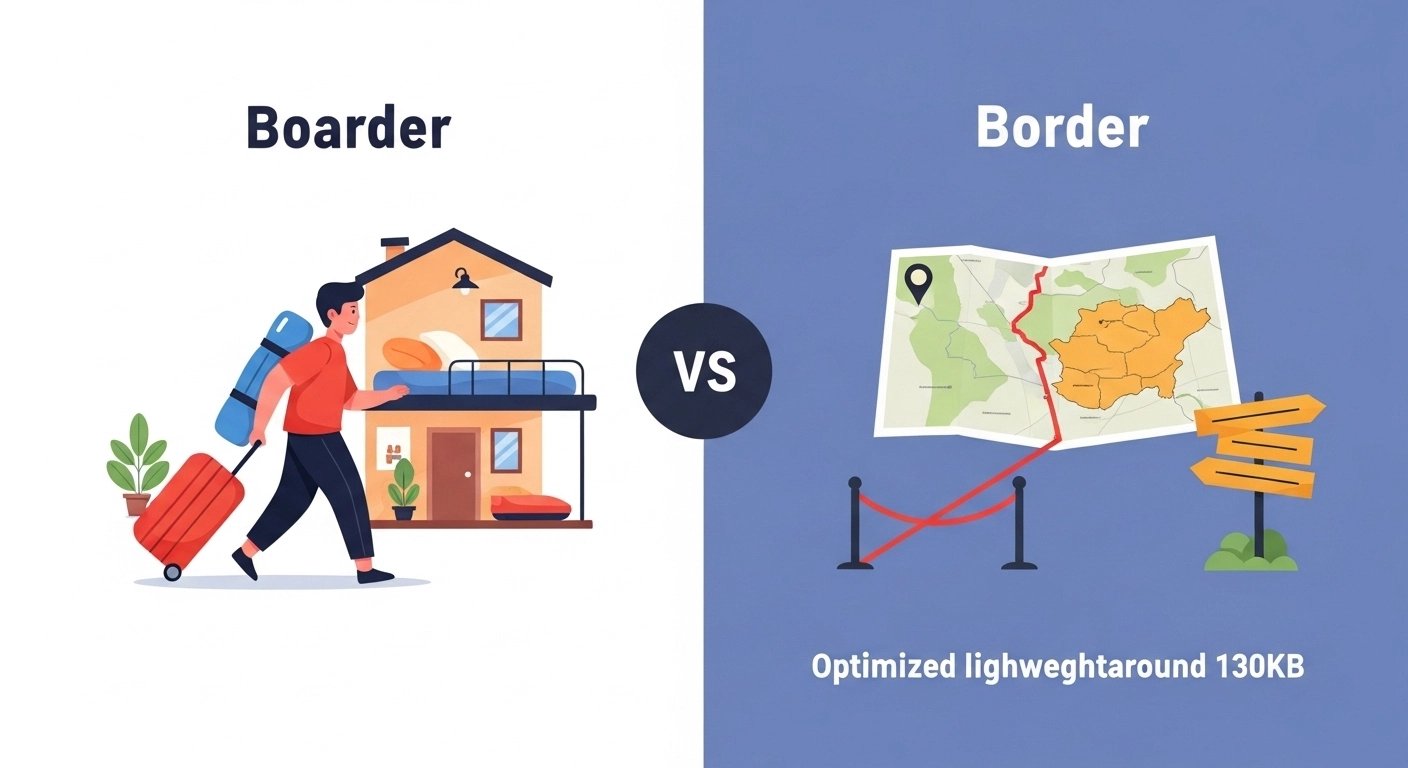 boarder or border