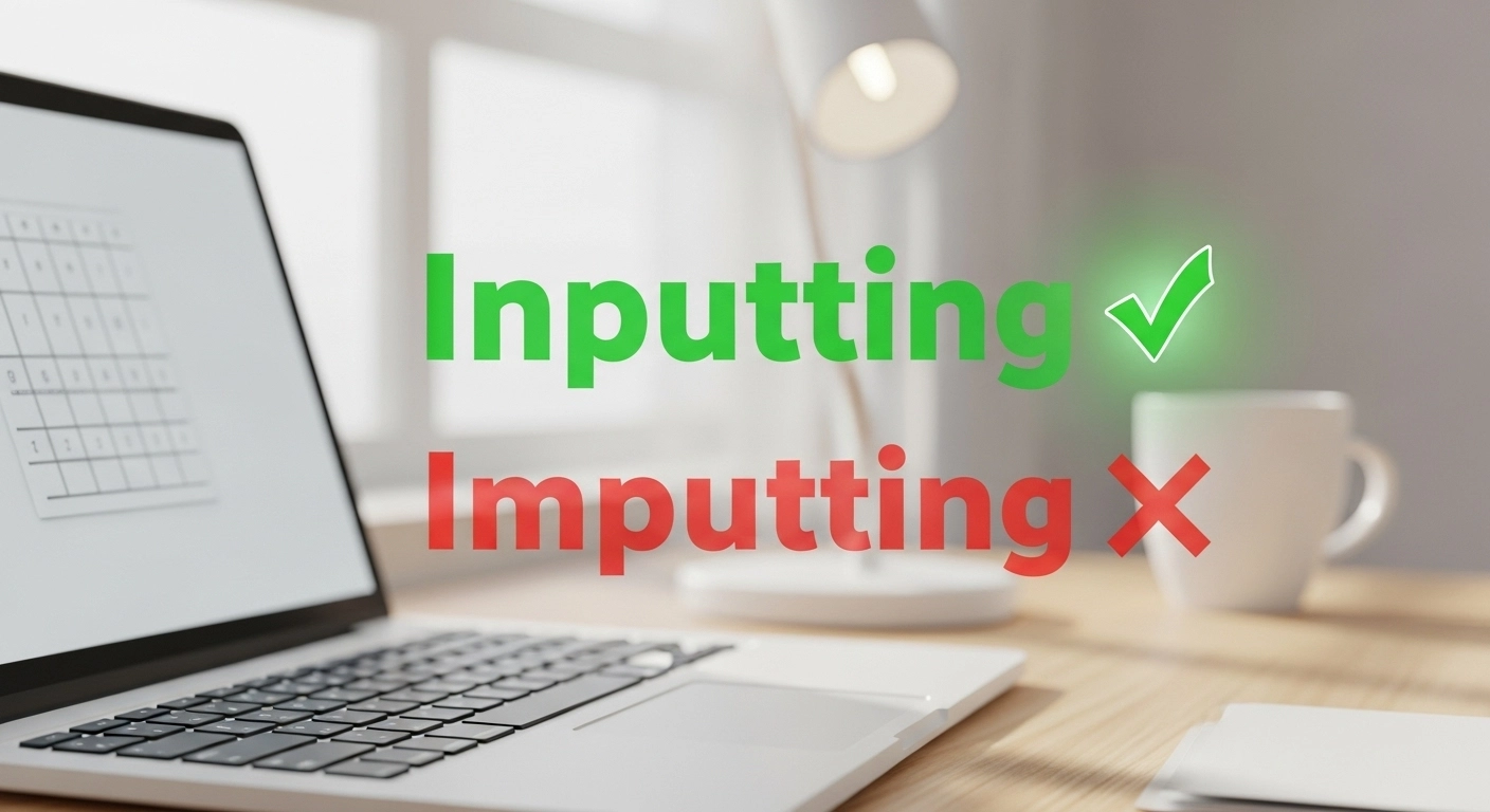 inputting or imputting