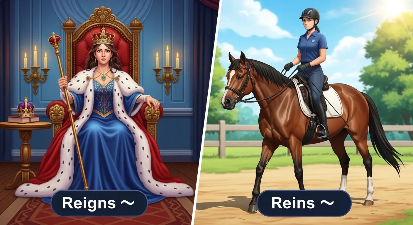 reigns or reins