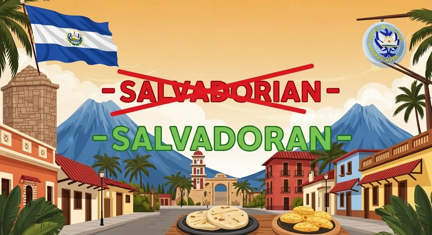 salvadorian or salvadoran