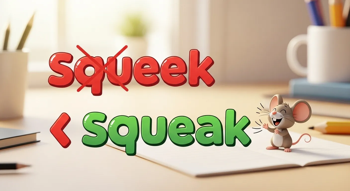 squeek or squeak