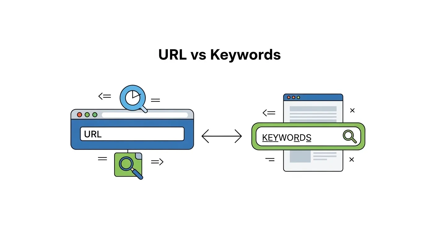 url or keywords