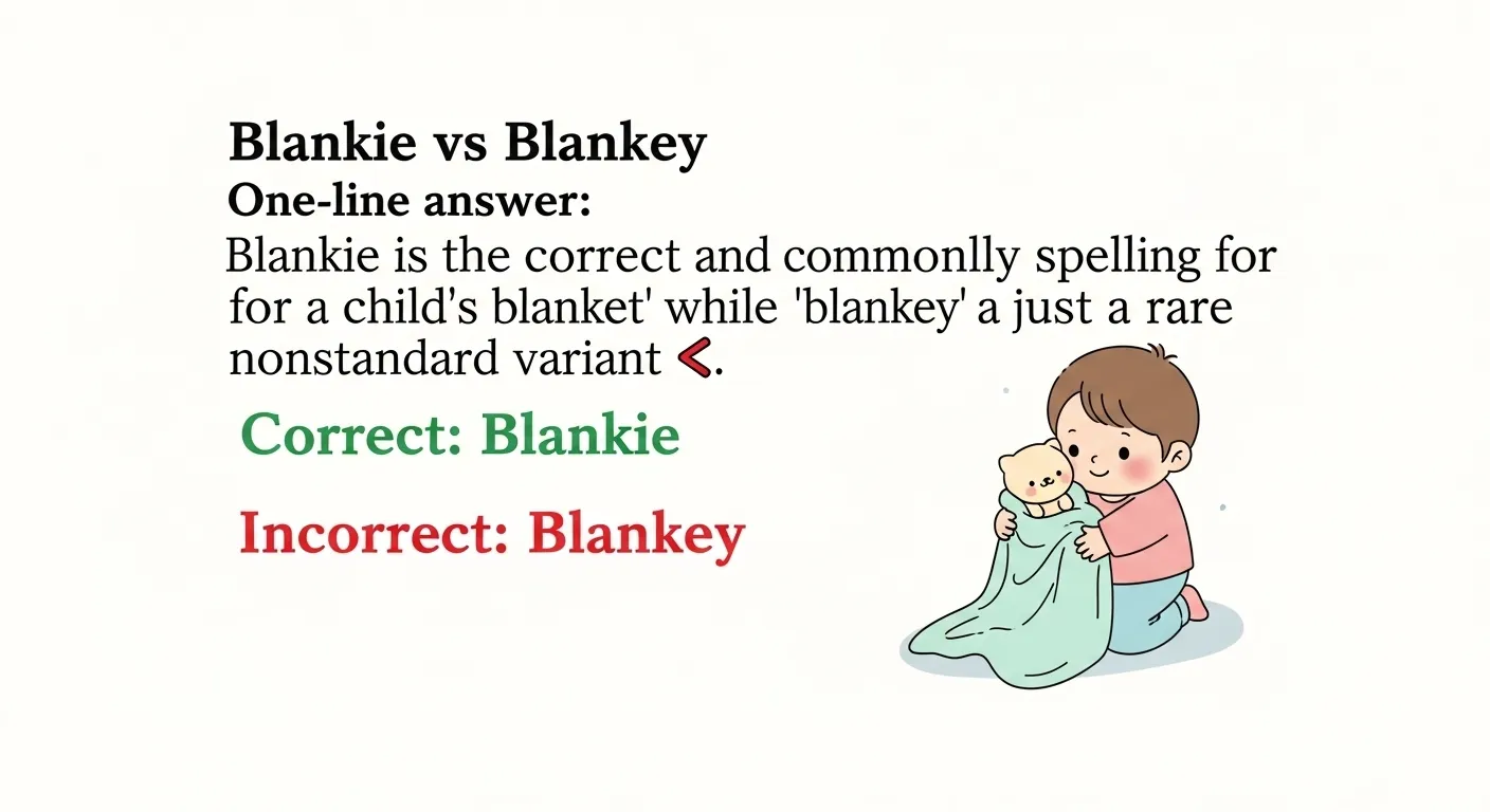 blankey or blankie