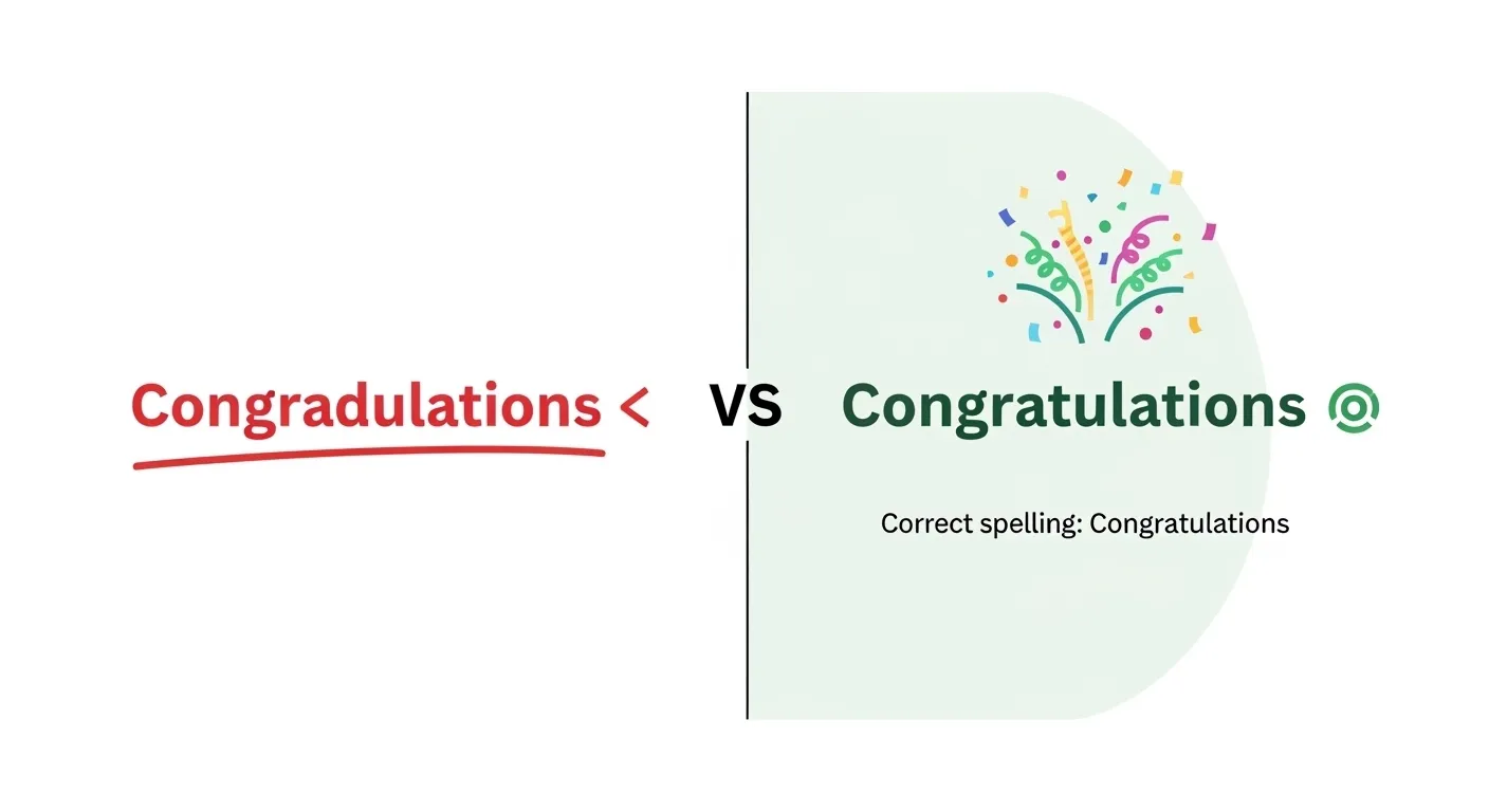 congradulations or congratulations