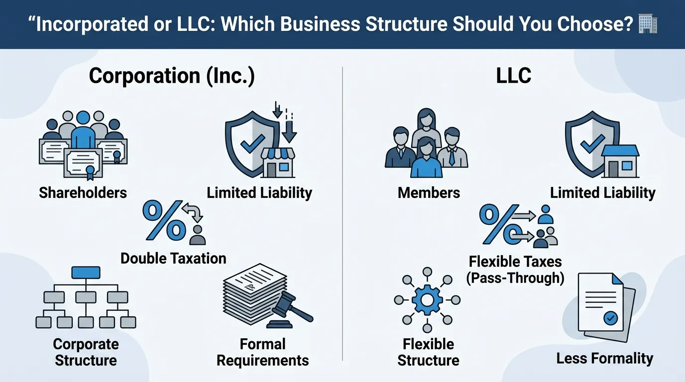 incorporated or llc