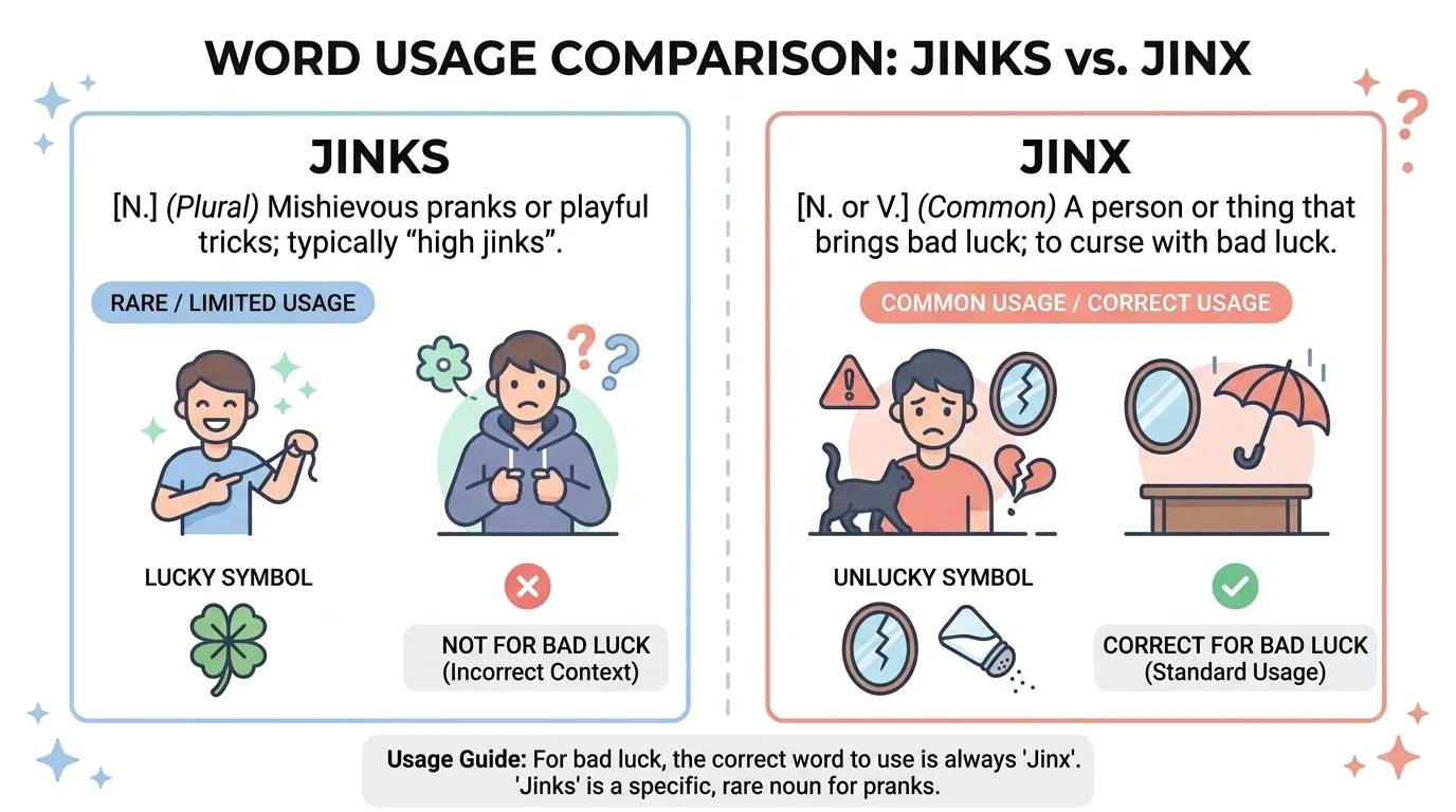 jinks or jinx