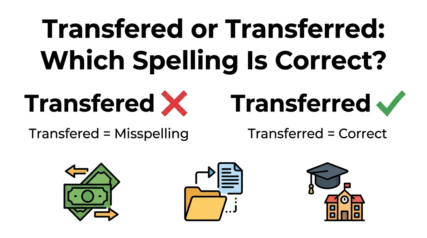 transfered or transferred